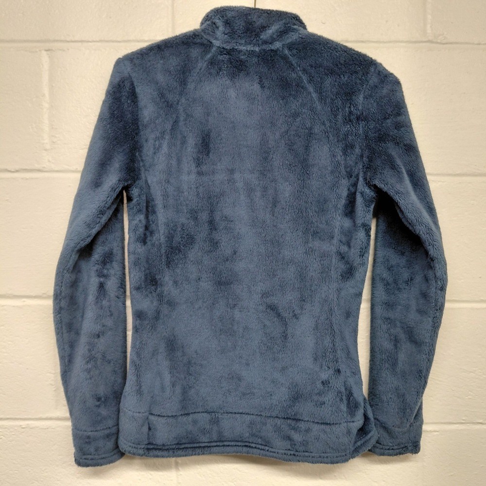 The North Face Osito 1/4 Zip Fleece Pullover Womens XS Navy Blue Soft Plush - Picture 2 of 8
